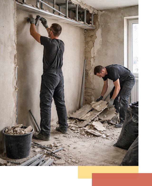 Демонтаж короба из гипсокартона в Крымске быстро и аккуратно