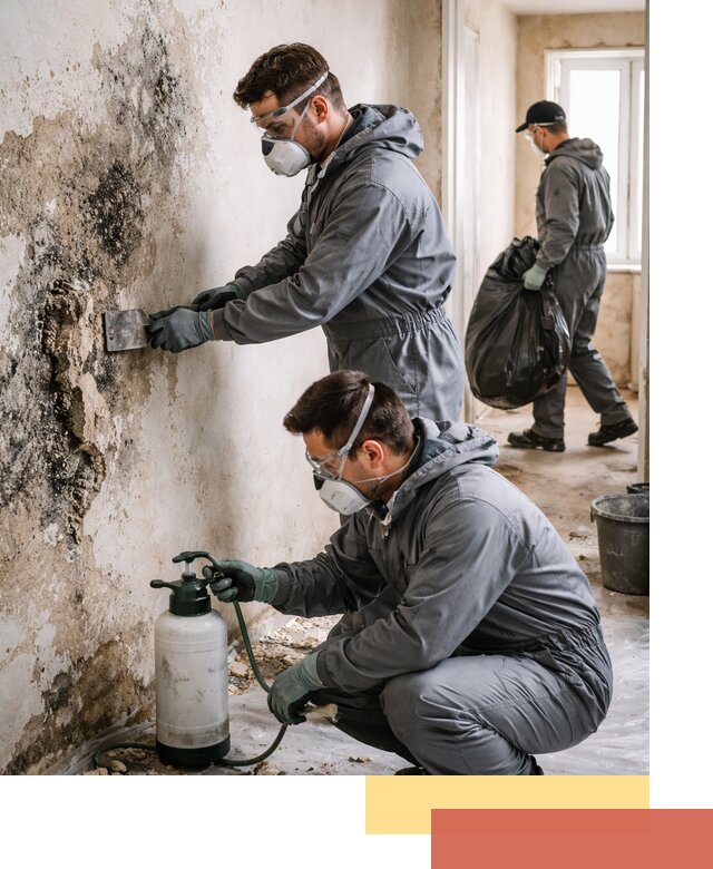 Удаление плесени со стен профессионально в Крымске