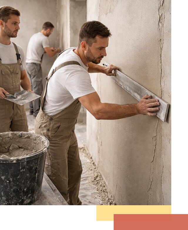 Штукатурка стен без маяков в Крымске быстро и качественно