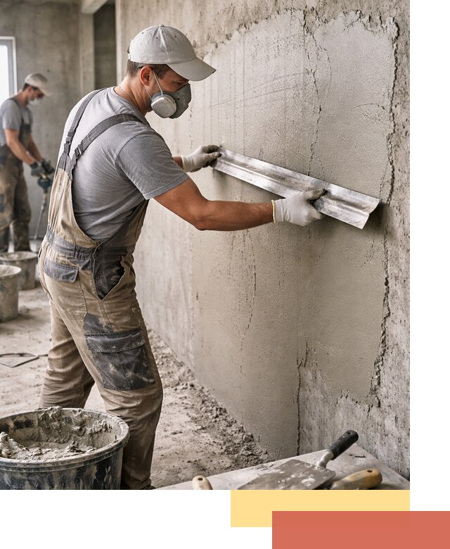 Штукатурка бетонных стен в Крымске качественно и долговечно