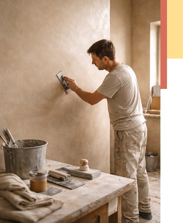 Марокканская штукатурка таделакт в Крымске под ключ от 4352 руб. | ОТДЕЛОЧНИК-Крм