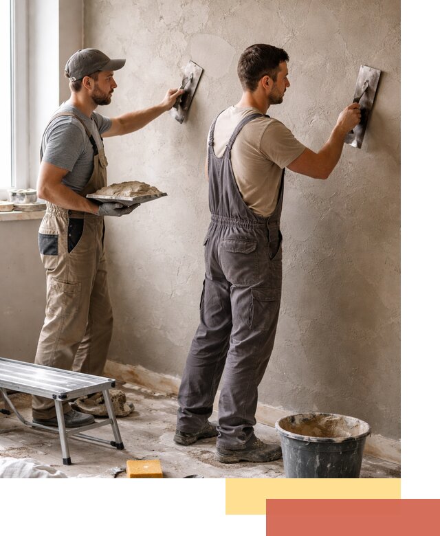 Ремонт декоративной штукатурки и восстановление фактуры в Крымске