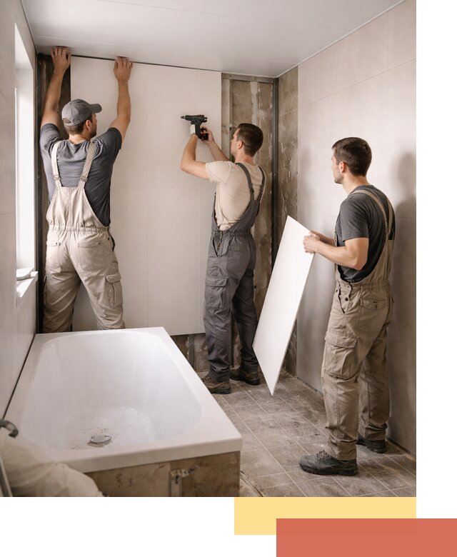 Отделка ванной панели ПВХ профессионально в Крымске