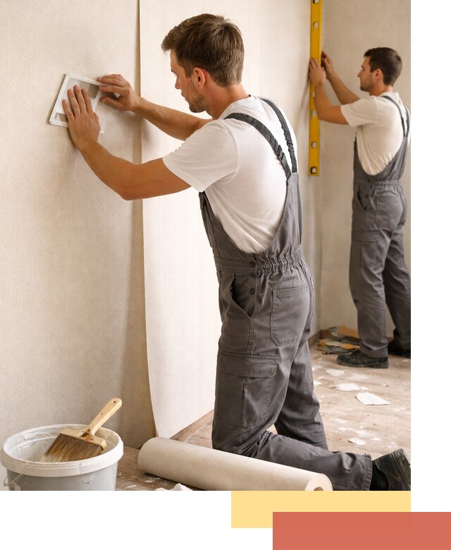 Поклейка бумажных обоев в Крымске качественно и недорого