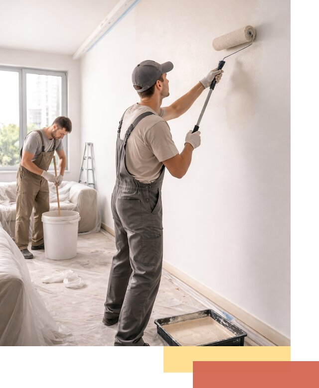 Покраска стен в офисе в Крымске — быстрый и качественный ремонт