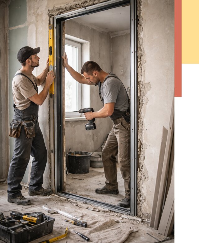 Закладка дверного проема в Крымске от 3627 руб. — быстро и недорого | ОТДЕЛОЧНИК-Крм