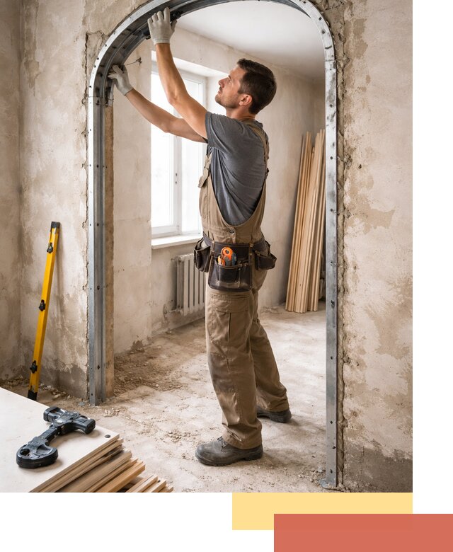 Устройство арочного проема в Крымске под ключ