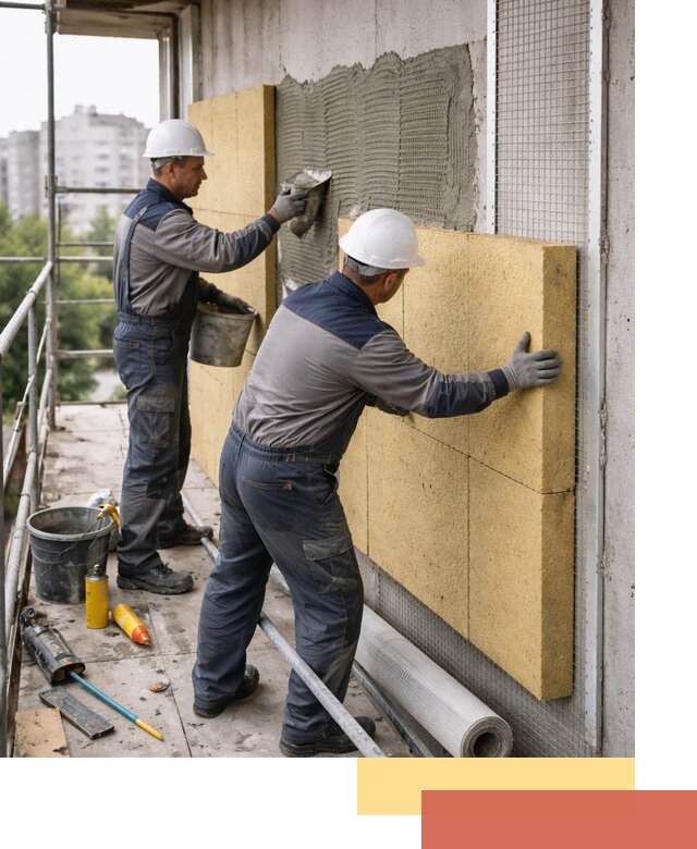 Утепление стен зданий и домов в Крымске качественно и надежно