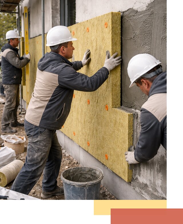 Утепление стен минватой в Крымске — тепло и звукоизоляция