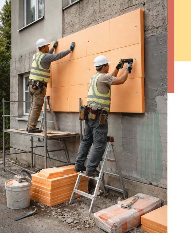 Утепление стен пеноплексом в Крымске от 1917 руб./м2 — быстро и недорого | ОТДЕЛОЧНИК-Крм