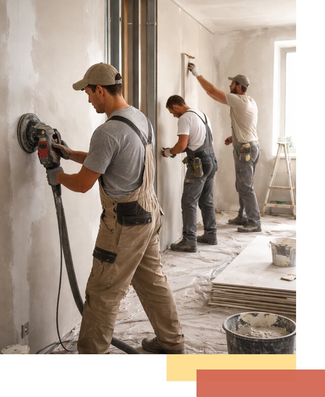 Профессиональная отделка стен в Крымске качественно и в срок