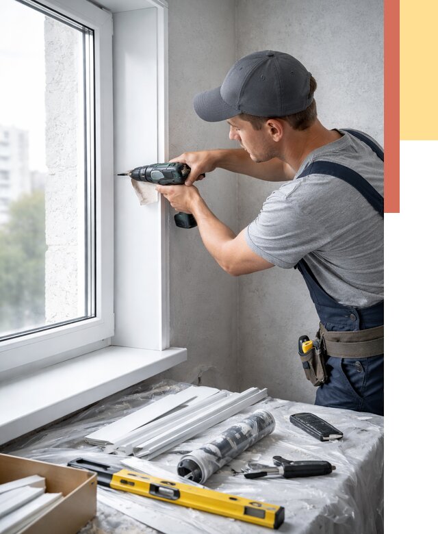 Установка пластиковых откосов в Крымске от 2332 руб. | ОТДЕЛОЧНИК-Крм монтаж, быстро и недорого