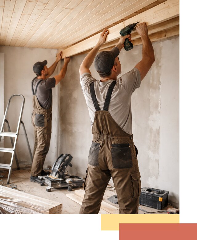 Монтаж потолка из вагонки в Крымске профессионально и аккуратно