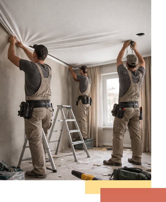 Монтаж матового натяжного потолка в Крымске качественно и быстро