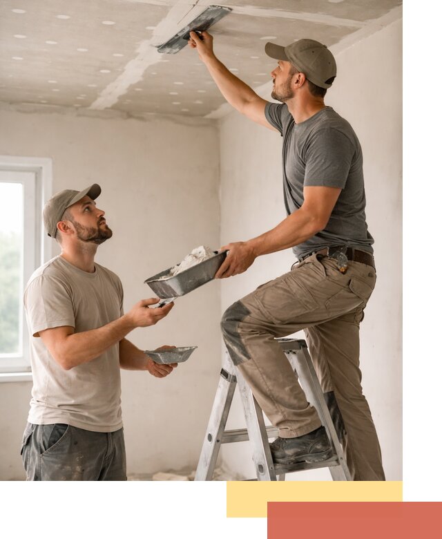 Шпаклевка потолка из гипсокартона в Крымске качественно и быстро