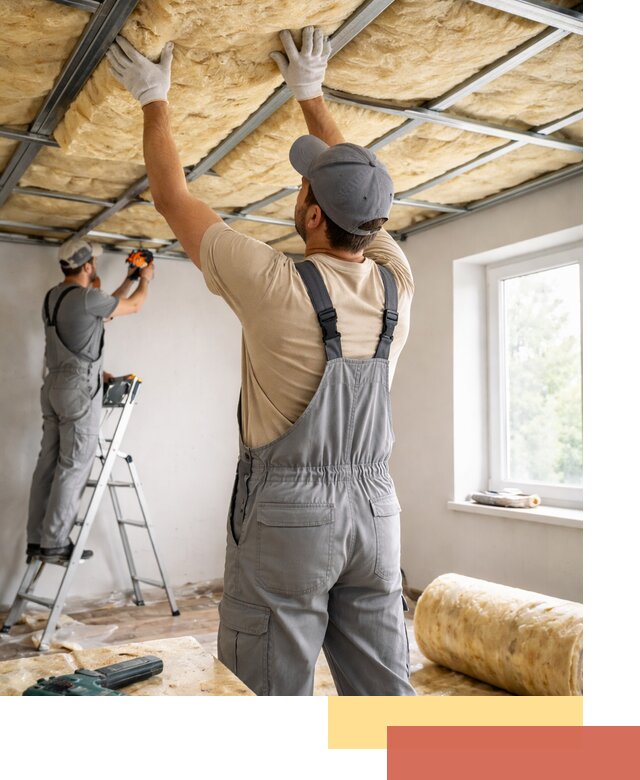 Утепление потолка под ключ в Крымске качественно и быстро